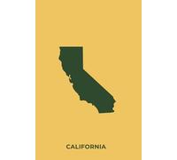 CALIFORNIA SIERRA GOLD - Premium Lined Journal | 6" x 9" | Soft Cover | 120+ Pages: A High-Quality Writing Notebook - Ideal for School, Work, or Thoughtful Gifts