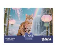 California Spangled Puzzle 1000 Pezzi Immagine Dipinta Pet Cat Divertimento Idea Regalo Uomo E Donna A Partire Dai 12 Anni70x50cm/1000pcs