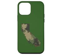 California State Camo Map Outdoor Military & Veterano escursionistico Custodia per iPhone 12 mini