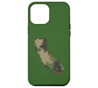 California State Camo Map Outdoor Military & Veterano escursionistico Custodia per iPhone 12 Pro Max