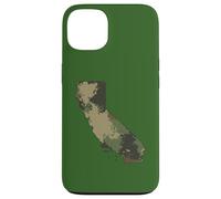 California State Camo Map Outdoor Military & Veterano escursionistico Custodia per iPhone 13