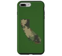 California State Camo Map Outdoor Military & Veterano escursionistico Custodia per iPhone 7 Plus/8 Plus