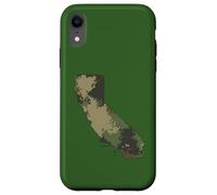 California State Camo Map Outdoor Military & Veterano escursionistico Custodia per iPhone XR