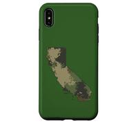 California State Camo Map Outdoor Military & Veterano escursionistico Custodia per iPhone XS Max