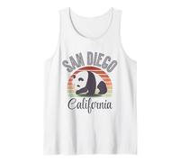 California State San Diego Retro Panda Zoo Canotta