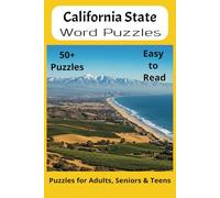 California State Word Search Puzzle Book: Word Searches with Easy to Read Print about the state of California, History, Cities, Geography, and More | ... Gift for Vacations, Holidays and Free Times