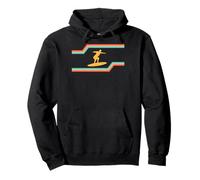California Summer Vacation, Sunshine, Surfing Surfer Felpa con Cappuccio
