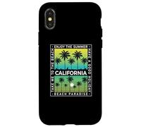 California Summer vibes Wave sunshine, Take me to the beach Custodia per iPhone X/XS