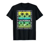 California Summer vibes Wave sunshine, Take me to the beach Maglietta