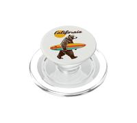 California Surf Bear Retro, Vita da surf, Spiaggia, Mare PopSockets PopGrip per MagSafe