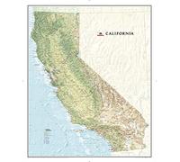California Terrain: Wall Maps U.s.