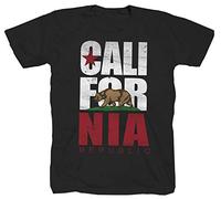 California Texas Route 66 America Hollywood USA fare surf Maglietta Shirt T-shirt nero XL