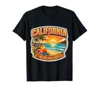 California The Golden State Souvenir Memorabilia dei visitatori Maglietta