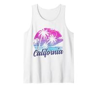 California West Coast Cali Pride Vintage retrò Canotta