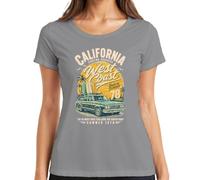 California West Coast Endless Summer 1978 - Maglietta da donna, grigio., S