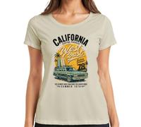 California West Coast Endless Summer 1978 - Maglietta da donna, naturale, S