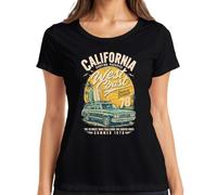 California West Coast Endless Summer 1978 - Maglietta da donna, Nero , M