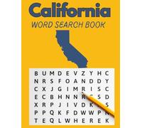 California Word Search Book: CA - The Golden State - Seek and Find Book