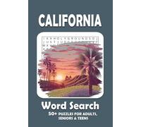 California Word Search Puzzle Book: Word Searches with Easy to Read Print about California | 50+ Puzzles ... Perfect Gift for Adults, Seniors, Teens, and Older Children