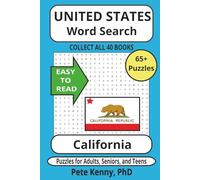 California Word Search Puzzle Book: Word Searches with Easy to Read Print about California, the Golden state, cities, towns, & municipalities | 6x9 ... holidays, birthdays, and free time.