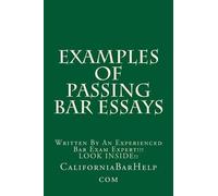 Californiabarhelp Com Examples Of Passing Bar Essays (Tascabile)