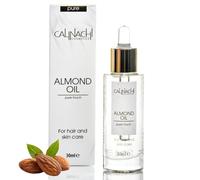 CALINACHI Olio di Mandorle Dolci 30 ml | Puro per Viso, Corpo e Capelli | Nutriente e Elasticizzante | Pelle Secca e Sensibile | Assorbimento Rapido, Non Untuoso | Massaggio