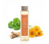 CALINACHI Shampoo Erboristico Senza Solfati Anti-Caduta 300 ml | Caffeina + Ippocastano e Ortica | Per Cuoio Capelluto | Oli Essenziali Arancia e Rosmarino | Capelli più Forti