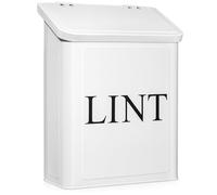Calindiana Moderno cestino magnetico in metallo per lavanderia, decorazione e accessori con coperchio e lavanderia, organizzazione e conservazione a parete, salvaspazio per lavatrice e asciugatrice,