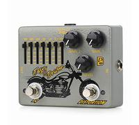 Caline DCP-04 Easydriver Distortion EQ Doppio Pedale Effetti Chitarra