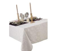 CALITEX Ombra Tovaglia Poliestere Bianco, Poliestere, Bianco, 200x150 cm