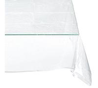 CALITEX Paillete Tovaglia PVC Argento, PVC, Argento, 200x140 cm