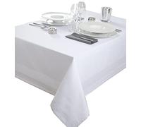 CALITEX Tovaglia Festive, Bianco, Quadrata 100 x 100