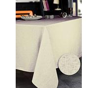 CALITEX Tovaglia Rettangolare, Poliestere, Ecru, 250x150 cm