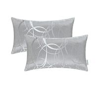 CaliTime Copricuscini e federe 2 Pacco Cuscino Gettare Cuscino protettore Conchiglie per Divano Divano Camera da Letto Casa Natale Arredamento (30cm x 50cm)