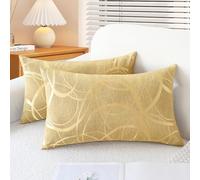 CaliTime Copricuscini e federe 2 Pacco Cuscino Gettare Cuscino protettore Conchiglie per Divano Divano Camera da Letto Casa Natale Arredamento (30cm x 50cm)