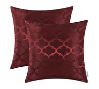 CaliTime Copricuscini e federe 2 Pacco Cuscino Gettare Cuscino protettore Conchiglie per Divano Divano Camera da Letto Casa Natale Arredamento (45cm x 45cm)