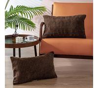 CaliTime Copricuscini e federe 2 Pacco Cuscino Gettare Cuscino protettore Conchiglie per Divano Divano Camera da Letto Casa Natale Arredamento (30cm x 50cm)