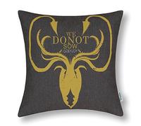 CaliTime Copricuscini e federe Game of Thrones Case Badge Cuscino Copertine Gettare Cuscino Casi protettore Conchiglie per Divano Divano Camera da Letto Casa Natale Arredamento