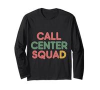 Call Center Squad Crew Support Customer Service |- Maglia a Manica
