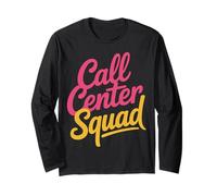 Call Center Squad Crew Support Customer Service |- Maglia a Manica