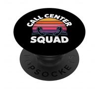 Call Center Squad Crew Support Customer Service - PopSockets PopGrip Adesivo