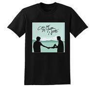 Call Me By Your Name T-Shirt Short Sleeves O-Neck Men Vintage Summer T-Shirts Streetwear Anime Tops Unisex Tee Black L