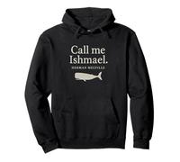 Call Me Ishmael Moby Dick - Maglietta con Citazione per Gli Amanti dei Libri Felpa con Cappuccio
