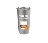 Call Me Old Fashioned Whiskey Lover Bicchiere termico in acciaio inox doppia parete