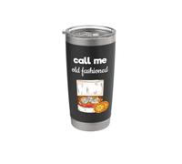Call Me Old Fashioned Whiskey Lover Bicchiere termico in acciaio inox doppia parete