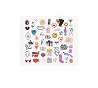 Call Me Queen! Nail Stickers 1 Un