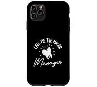 Call Me The Molar Manager Divertente Dental Office Receptionists Custodia per iPhone 11 Pro Max