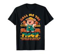 Call Me The Third Little Piggy Meme Because I am Bricked Up Maglietta
