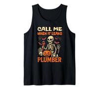 Call Me When It Leaks Funny Halloween Plumber Humor Canotta