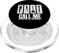 Call Me When It Leaks Funny Plumber Plumbing Humor Repair PopSockets PopGrip per MagSafe